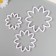 Cathers for polymer clay "Flowers" set 3 pcs d = 6.9, 8.8 and 10.8 cm