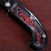 Feature knife folding "Red Scorpio", blade 6.5 cm