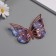 Stick paper, plastic "Butterflies, colored spots" Pink set 12 pcs 12 cm, 10 cm 8 cm