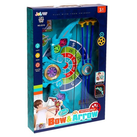 Onions with gears, light and sound effects, 2 in 1, works from batteries, color mix-15