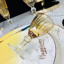 Set of glasses Lenardi, 6 pcs, gold color