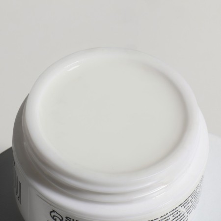 Gel-plastilin for decorating nails, “kombi”, 3 phase, 15ml, LED/UV, white/translucent color (002)-3