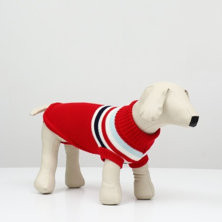 Sweater "stripes", 2XL (DS 41, Osh 41, OG 36-60 cm), red-1
