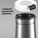 Redmond RCG-M1608 coffee grinder, electric, knife, 160 watts, 60 g, silver