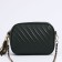 Bag Cross-Bodi with a zipper, green color