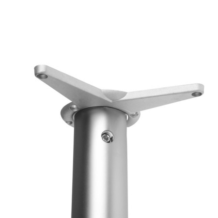 Support with lateral mount, 60x710 mm Matte chrome color-4