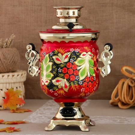 Samovar "Ryabina", bank, 3 l, electric-2