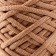 Knitting cord 100% polyester, width 3 mm 100m (caramel)