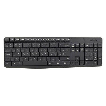 Keyboard + Logitech MK235 Claw: Gray Mouse: Gray/Black USB Wireless Multimedia (106853-7