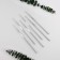 Knitting hook set, d = 0.5-1 mm, 12 cm, 6 pcs