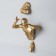 Polystone souvenir "To meet the Victory" right, gold 26.7x17 cm
