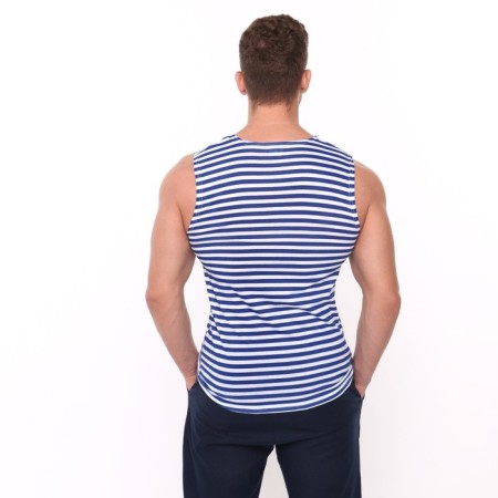 T -shirt men's vest, blue, size 52-5