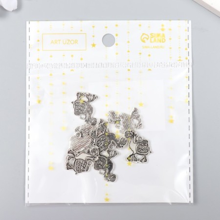 Decor for creativity Metal "Funny camel" 1.8x2 cm-3