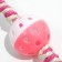 Domestican for cats "double fluff", with a ball and a sisaler winding, 32 cm, pink/white