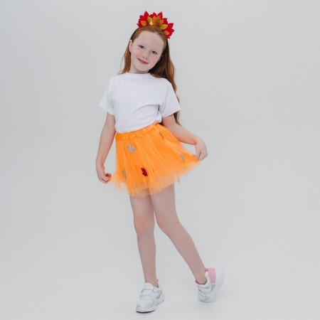 Carnival set "Autumn Princess": skirt and rim-3