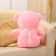 Soft toy "Bear", 45 cm, pink color