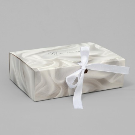 Gift folding box, packaging, "delicate silk", 16.5 x 12.5 x 5 cm-1