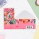 Money envelope "Happy Birthday!" Cutting, embossing, flowers, leaves