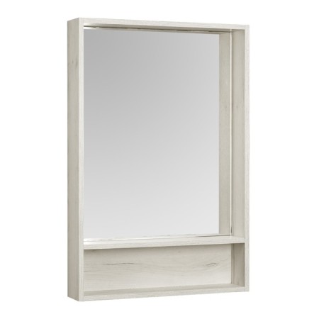 Mirror cabinet Aquaton "Fly 60" Color White, oak craft