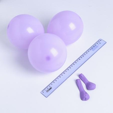 Shar Latex 5 "Makarun", set of 100 pcs., Water bombs, lilac color