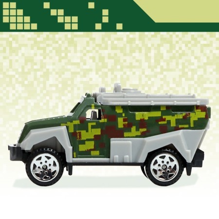 The inertial “Army” truck is transformed, light, sound-13