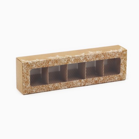 Box for 5 sweets with cells “The best for you” 21 × 3.3 × 5.8 cm-1