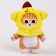 Soft toy "cat in a hat" on a key fob, 12 cm