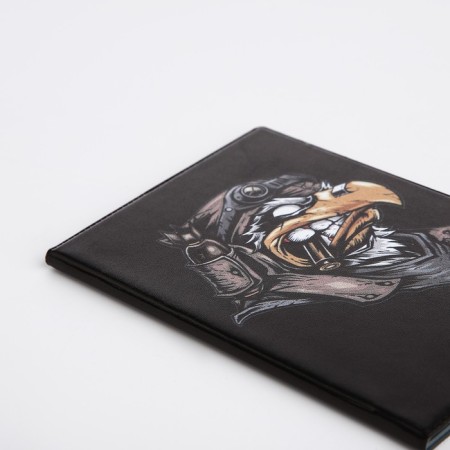 Cover for passport, black color-3