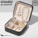 Organizer for storage of jewelry "Portable box", 10.5 × 10.5 × 5cm, black color black