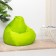 Armchair ME-ShOK “drop” bag, size m, width 100 cm, height 140 cm, dark salad color