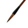 Round brush for calligraphy No. 5 handle wood, pile length - 5.5 cm, diameter -1,6 cm, in the blister