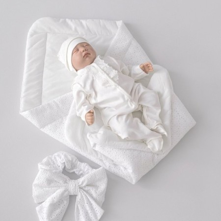 Kinderlitto Richelieu discharge kit, 4 items, height 50-56 cm, color milk-1