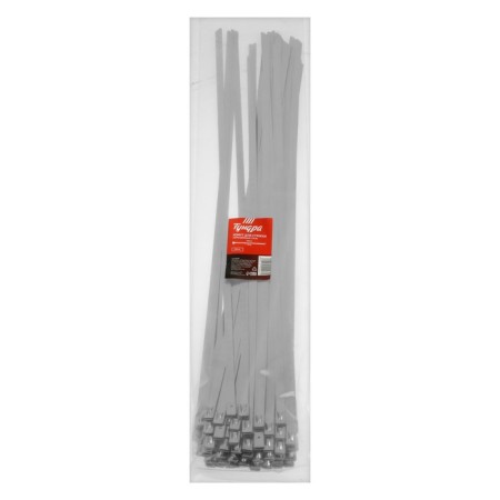 Tundra stainless steel screed, 7.9x500 mm, 100 pcs.-1