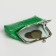 Women's wallet on the farmar, green color