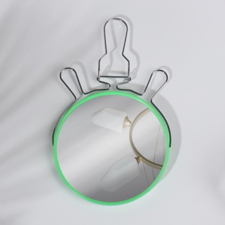 Desktop mirror - suspended “circle”, bilateral, with an increase, D mirror surface 14 cm, color mix-3