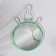 Desktop mirror - suspended “circle”, bilateral, with an increase, D mirror surface 14 cm, color mix