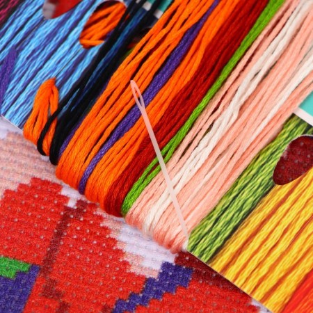Cross -stitch "Lisenok", set for creativity, 14 x 10 cm-5