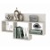 Largo regiment 016, wall, hinged, 900x150x500, oak craft white