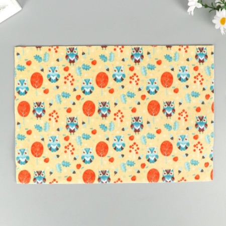 Decorative felt "Seasons. Autumn" 1 mm, 21x29.7 cm (5 pcs)-1