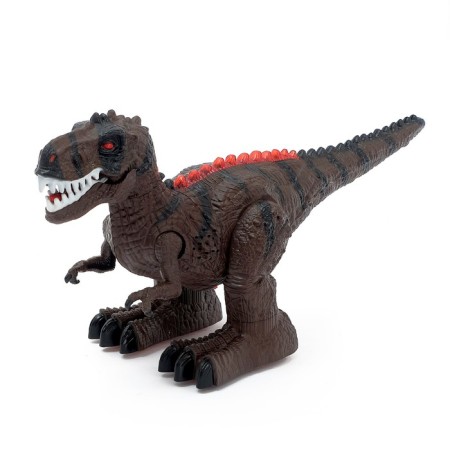 The dinosaur radio-controlled t -rex moves his head, works from the battery, light and sound, mix-3