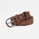 Building belt, width 2.8 cm, screw, buckle metal, brown color