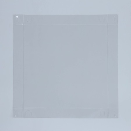 Cookie box, confectionery packaging with PVC lid, with love for you, 21 x 21 x 3 cm-8