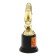 The award figure "The best educator", five, goblet, plastic, gold, 6.5 x 10.5 x 4 cm.