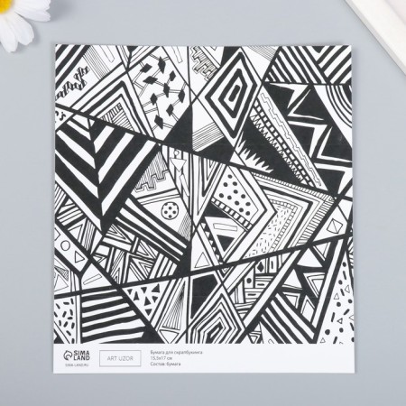 Scrapbooking "Hipster" density 180 g 15.5x17 cm-1