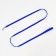 Kit for cats, width 1 cm, Osh 16.5-27 cm, fire 21-35 cm, leash 120 cm, blue