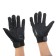 Motorcycle gloves with protective inserts, steam, size L, black and green