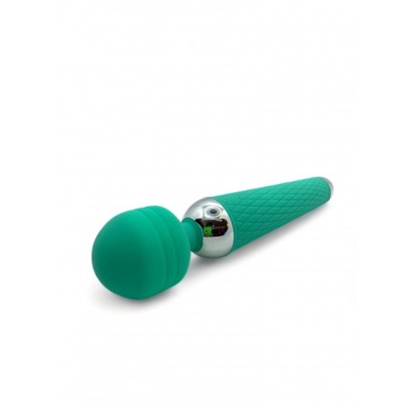 Massage vibrator, 16 modes, 20 x 4 cm, mint-3