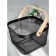 Universal Basket LADOM, 26.5 × 25.5 × 18 cm, black color