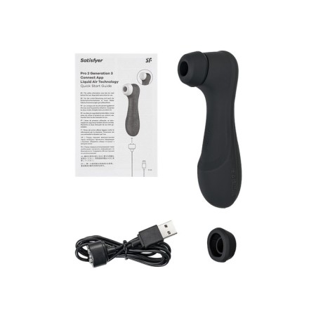 Satiffyer Pro 2 Generation 3 vacuum clitoris stimulator, black color-9