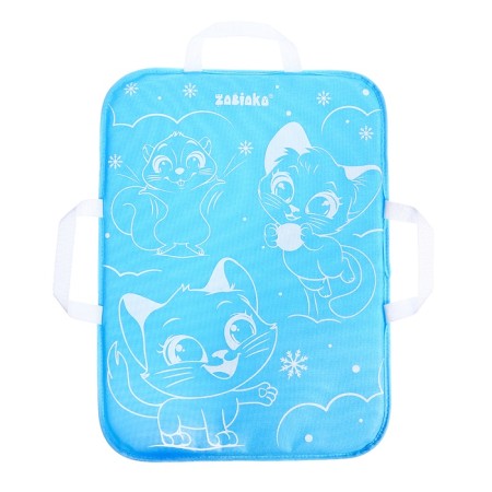 Ice is soft, children's "kittens", 54 × 40 cm, blue color